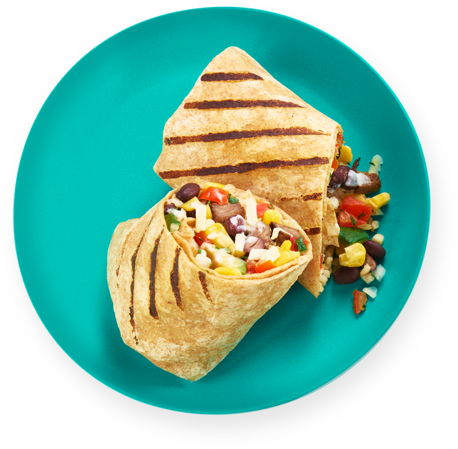 Burritos - Dish (666x652), Png Download