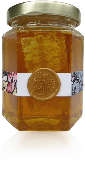 7oz Fall Harvest Honey With Honeycomb - Honey (637x864), Png Download