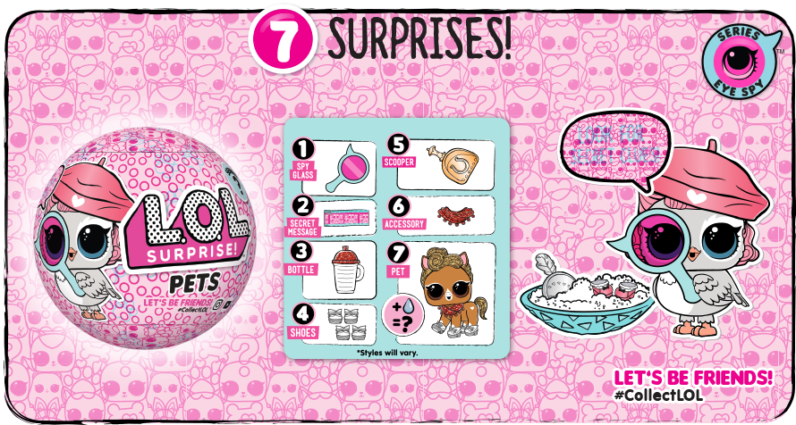 L - O - L - Surprise Eye Spy Series Pets - Lol Surprise Eye Spy Pets (960x539), Png Download