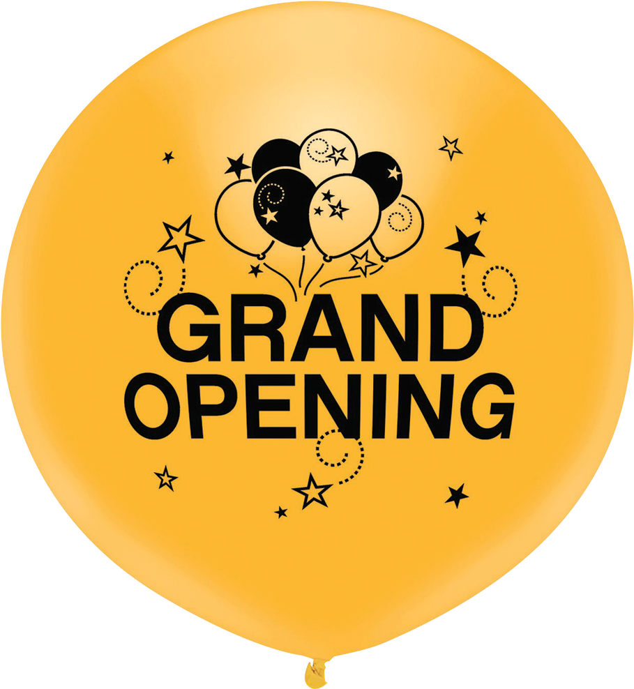 17" Gold W/black Ink - Grand Opening Background Desain (1000x1000), Png Download