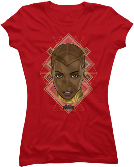 Geometric Okoye $26 - T-shirt (480x480), Png Download