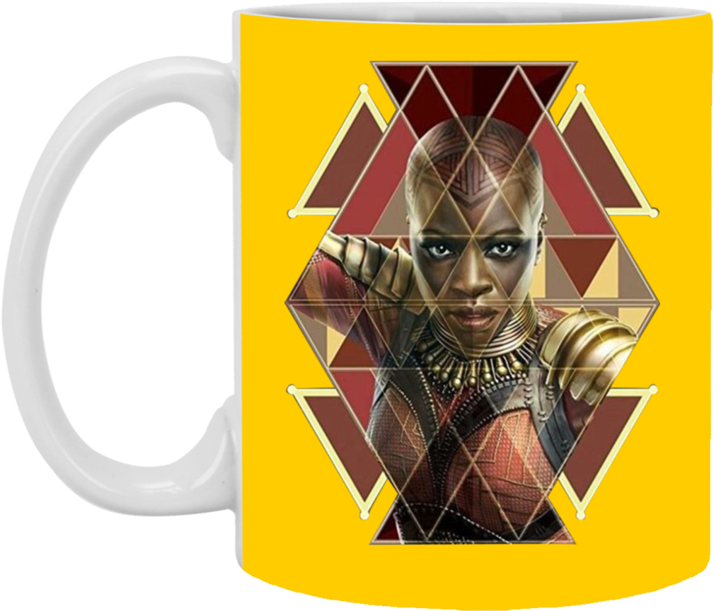 Okoye Black Panther Mug - Okoye (1024x1024), Png Download