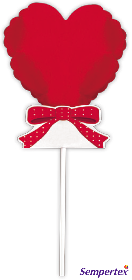 Globo Mensaje Corazón Rojo X 1 ¡escribe Tu Mensaje - Corazones Rojos (456x965), Png Download