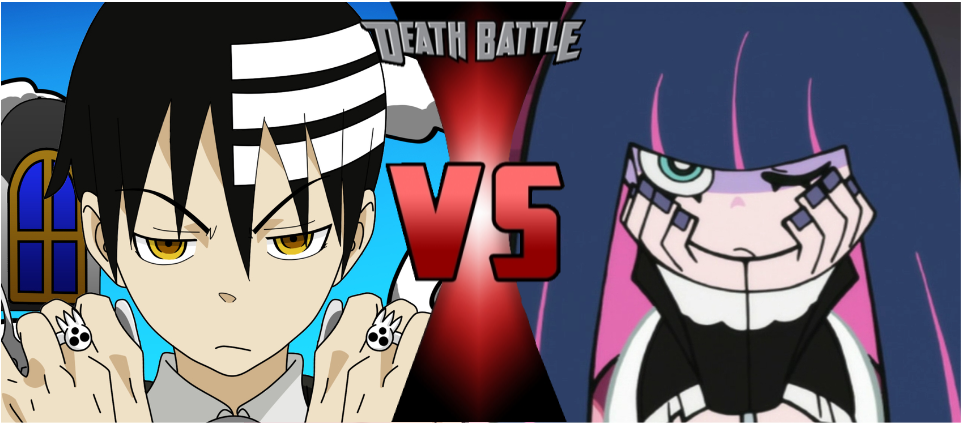Death The Kid Vs Stocking Anarchy By Wmtruong-da8l6dt - Soul Eater Death The Kid (960x720), Png Download