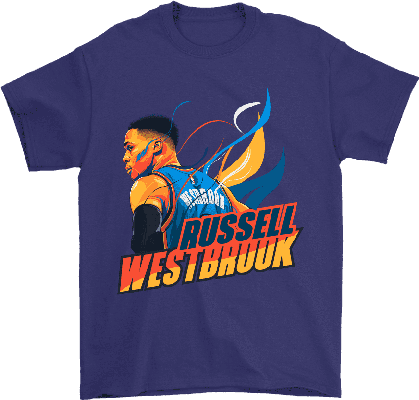 Gildan Mens T-shirt / Purple / S Russel Westbrook Shirt - Tshirt Design Bible Verse (1024x1024), Png Download