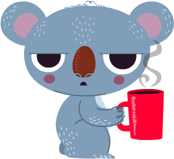 Koala Emoji Design - Emoticon Koala (356x444), Png Download