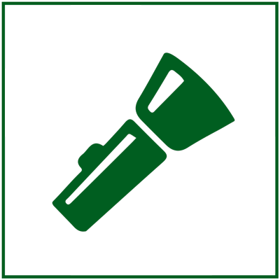 Flash-light - Иконка Фонарь (400x400), Png Download