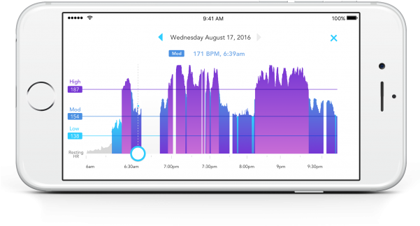 Pai Heart Rate - Mio Hrm Activity Tracker - Small Black | Activity Monitors (600x332), Png Download