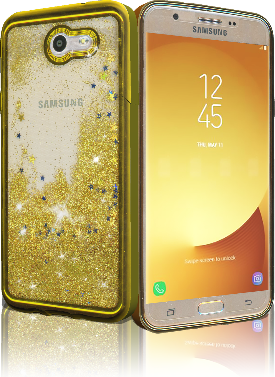 Samsung Galaxy J7 Mm Electroplated Glitter Case With - Samsung Galaxy (934x1280), Png Download