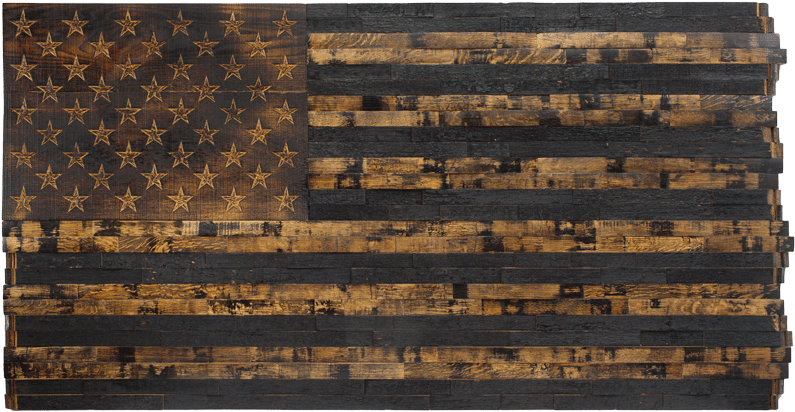 The Barrel Wood Series - Flag Of The United States (800x533), Png Download