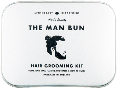 Next - Menssociety Man Bun Hair Styling Kit (480x480), Png Download