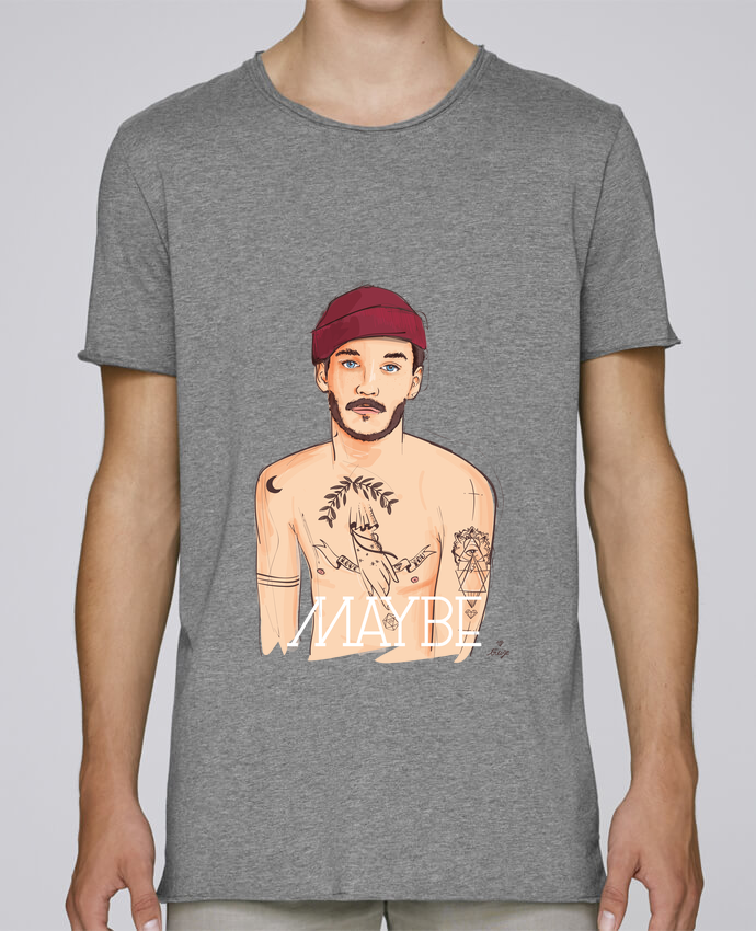 T-shirt Men Oversized Stanley Skates Maybe By 13octobre - T-shirt (690x850), Png Download