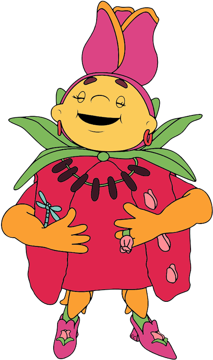 Download Black And White Stock Image Neckbeard Png - Fifi And The Flowertots Aunt Tulip (450x744), Png Download