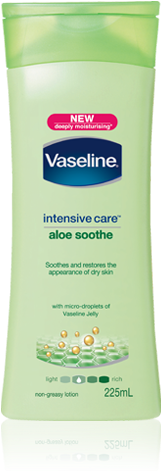 Vaseline Intensive Care Aloe Soothe Lotion - 10 Fl (400x470), Png Download