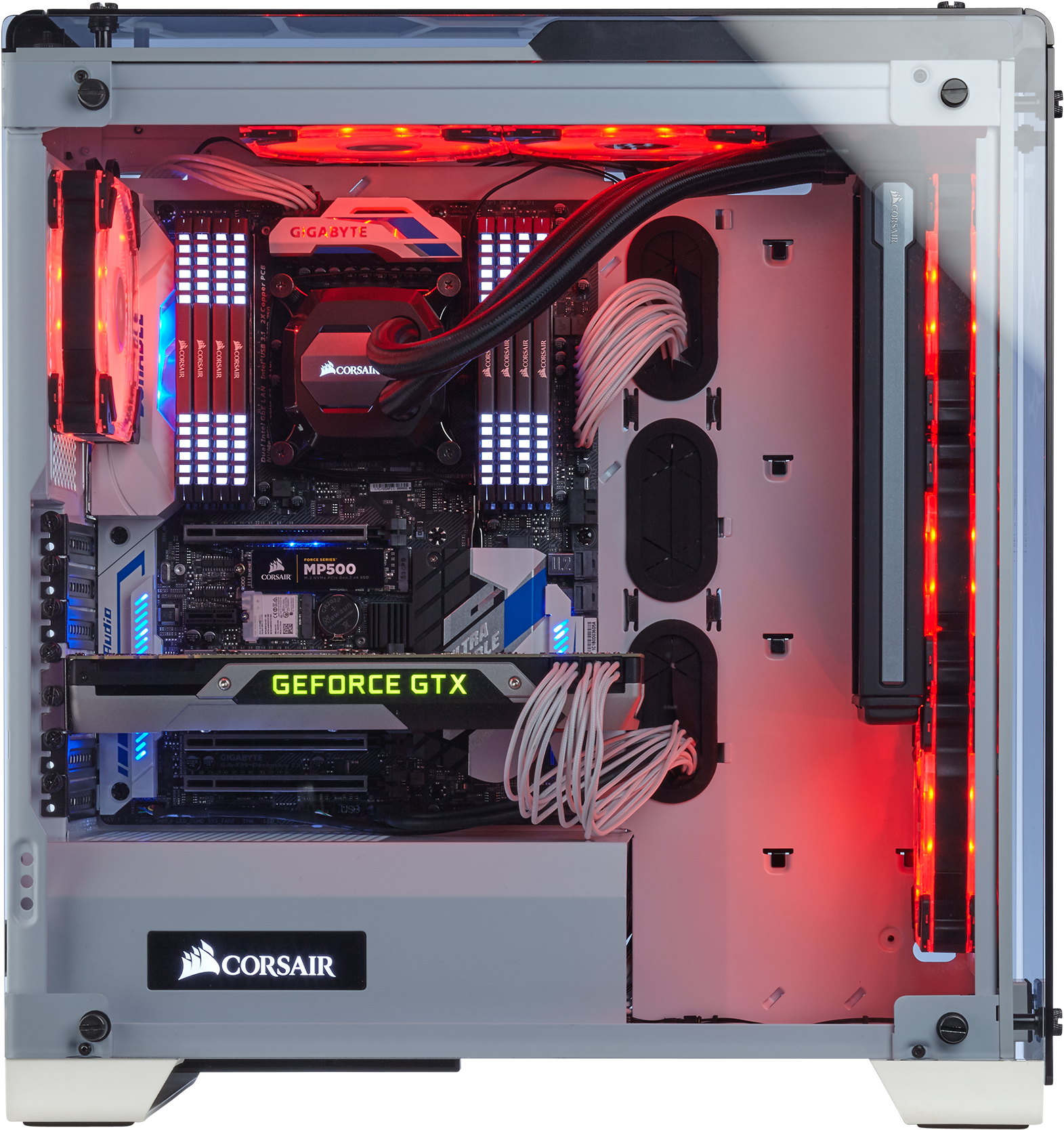 Corsair Crystal Series 570x (1800x1762), Png Download