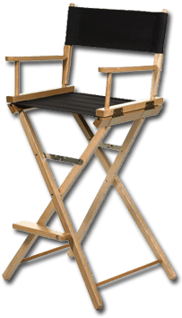 Director's Chair Background Png - Tall Director Chair (535x400), Png Download