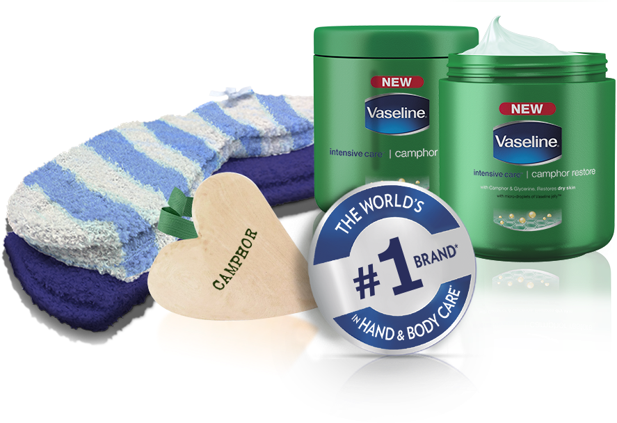 Restore Your Post-winter Skin With Vaseline Camphor - Box (1200x628), Png Download