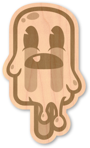 Maple Wood Sticker - Maple (295x479), Png Download