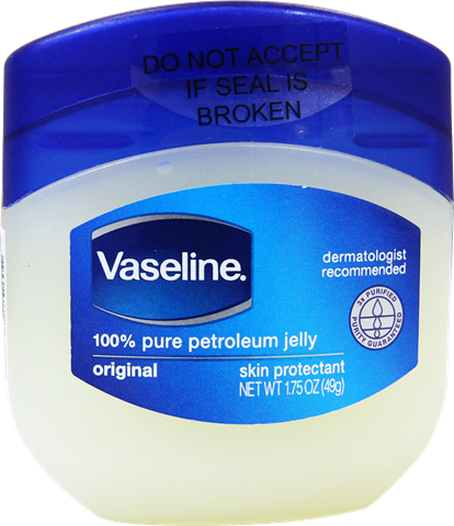 Vaseline Petroleum Jelly Original 3.75 Oz (414x480), Png Download