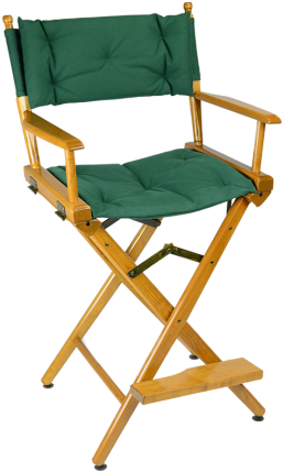 Directors Chair Tall (325x487), Png Download