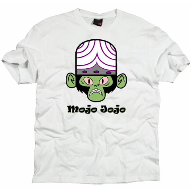 Mojo Jojo Powerpuff Girls Cartoon T Shirt 01 Powerpuff - Mojo Jojo (800x640), Png Download