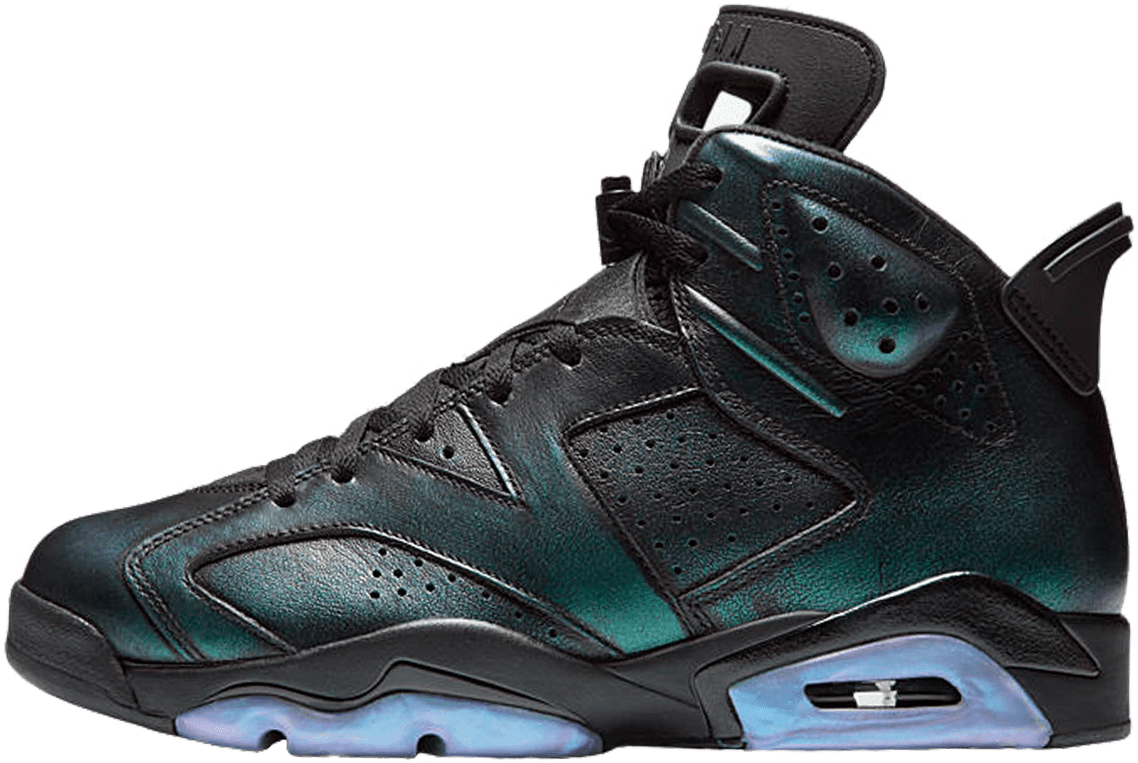 Nike Air Jordan 6 Retro Black / Black / White - Air Jordan 6 All Star Size 9 (1200x1308), Png Download