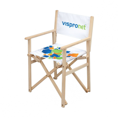 The Promotional Director's Chair With Your Custom Graphic - Promotional Director's Chair - Custom Advertising Chair (385x385), Png Download