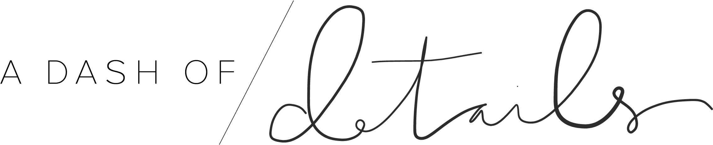 A Dash Of Details - Line Art (2277x658), Png Download