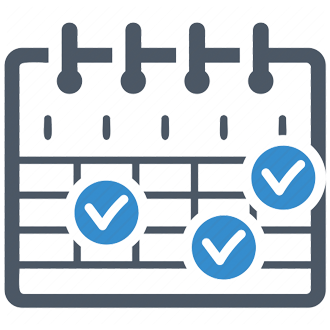 Image - Schedule Icon (437x500), Png Download