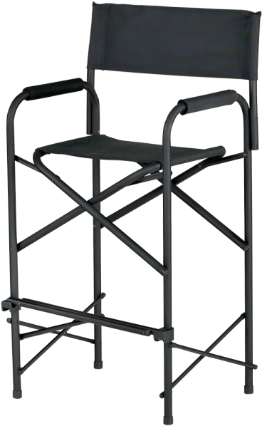 E-z Up Standard Folding Director Chair (750x650), Png Download