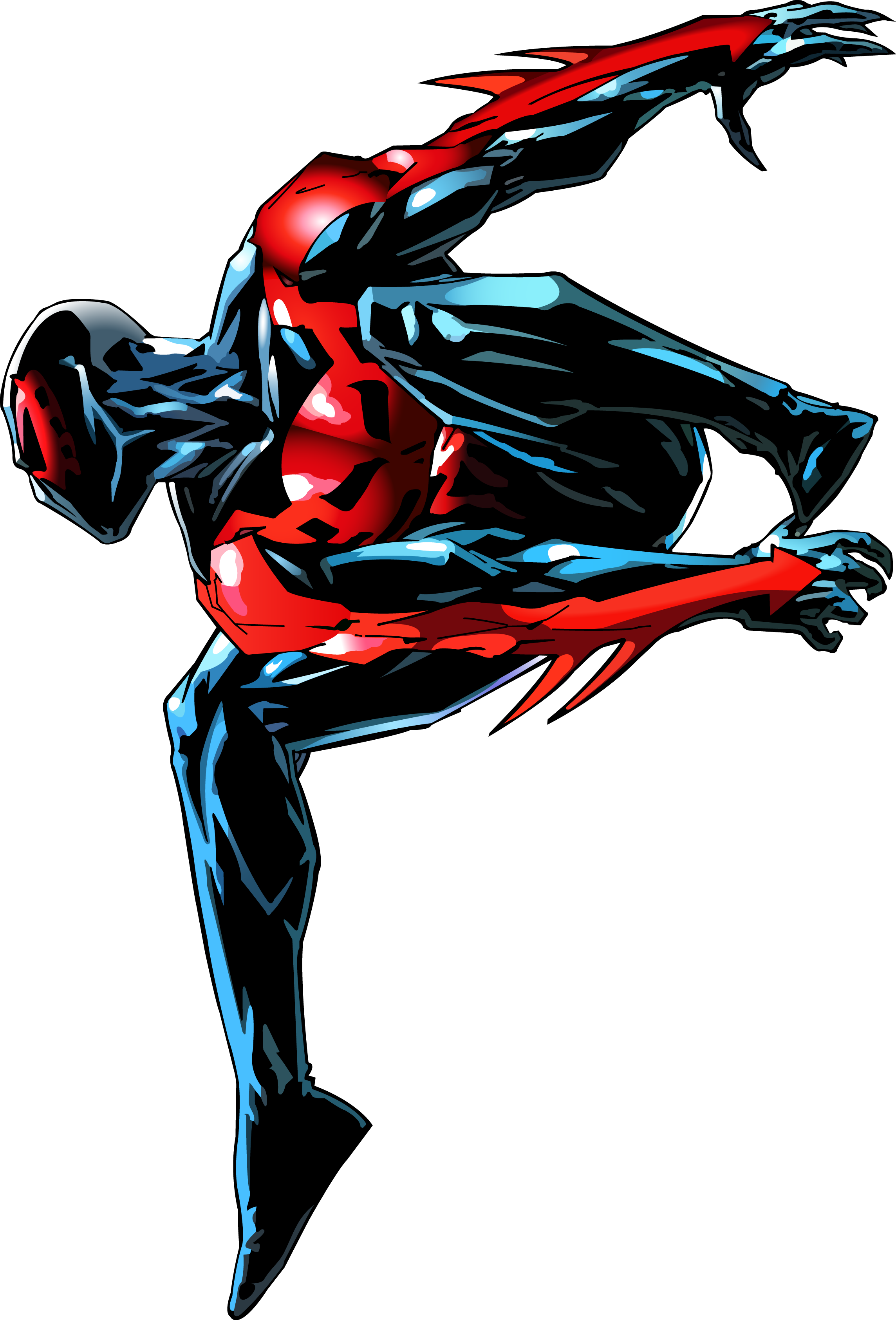 Spiderman 2099 Wallpapers And Backgrounds - Imagenes De Spider Man 2099 (2288x3371), Png Download