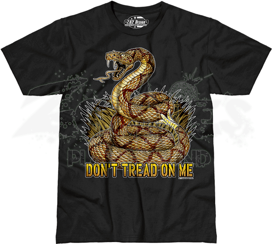 Don't Tread On Me Premium T-shirt - Past Time Signs Vs-t441 Dont T (550x550), Png Download