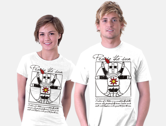 Vitruvian Praise The Sun - Let's Summon Demons Shirt (571x432), Png Download