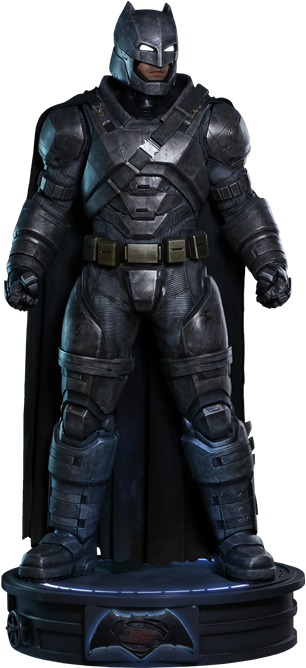 Armored Batman Life-size Statue By Hot Toys - Life Size Batman (480x667), Png Download