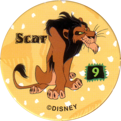 Chex Lion King 09-scar - Scar Lion King Patch (500x500), Png Download