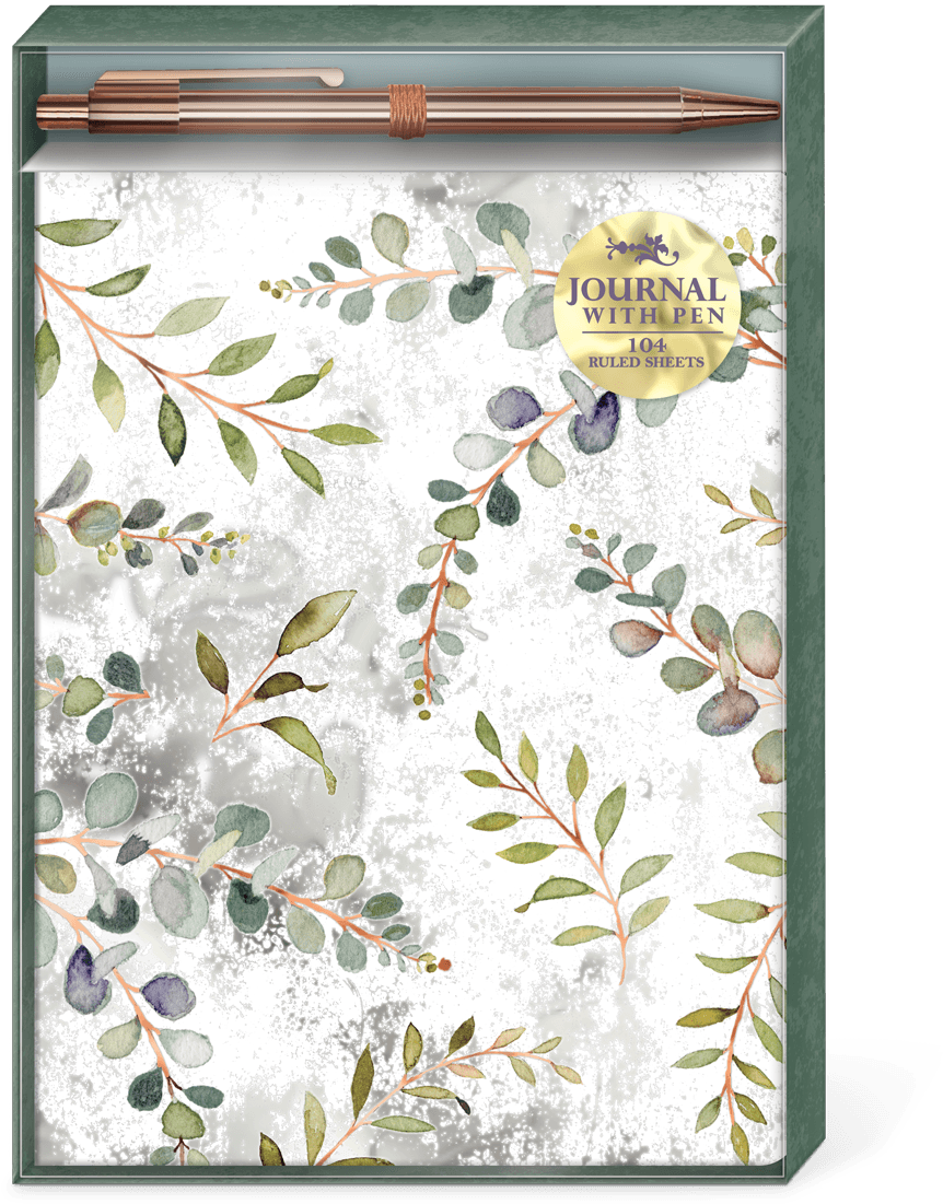 Eucalyptus Leaves Journal & Pen Set - Gum Trees (1200x1200), Png Download