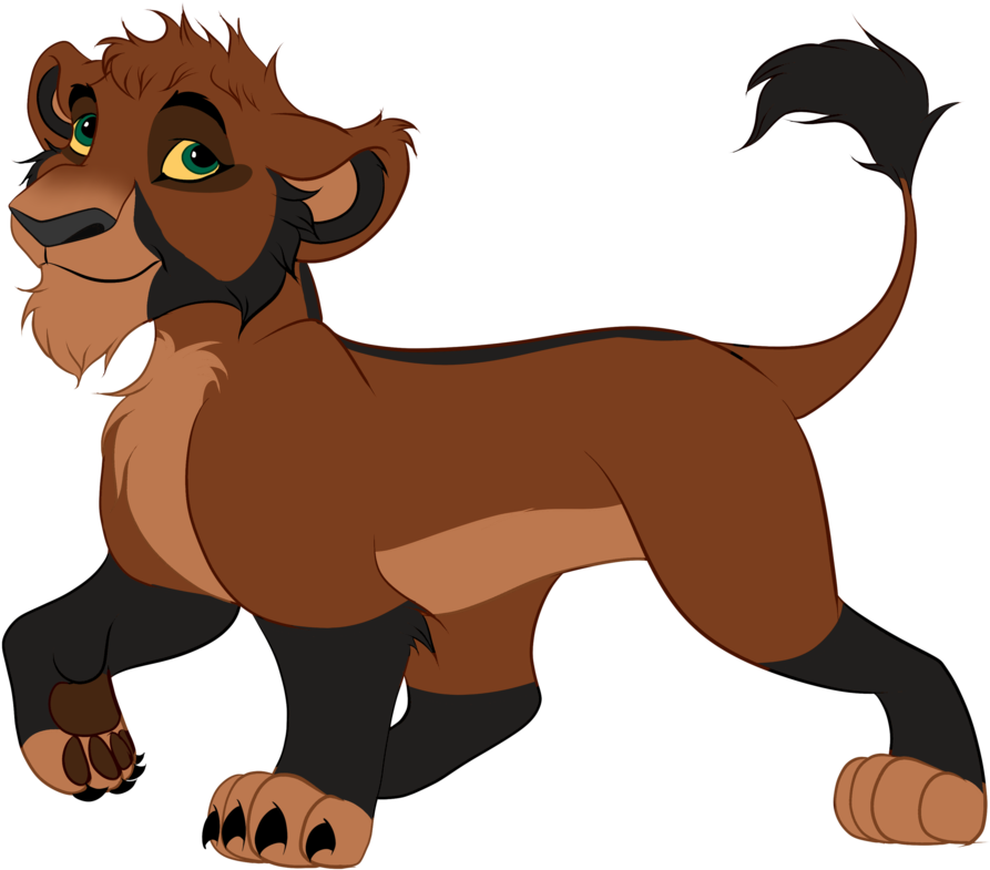 Scar Clipart Cub - Drawing (1280x886), Png Download