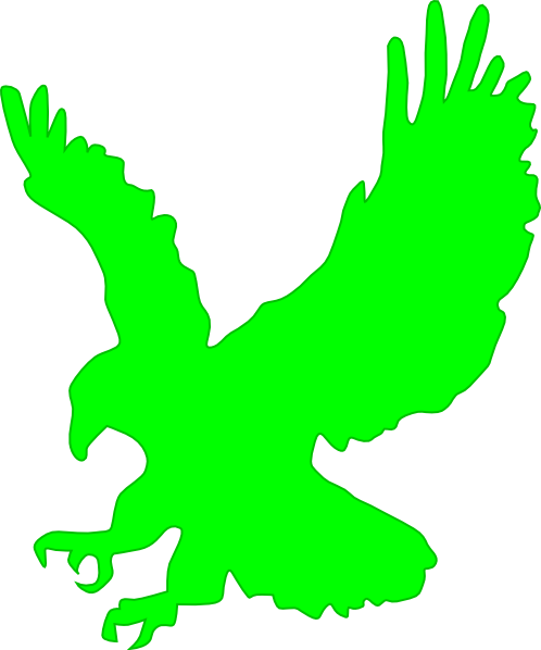 How To Set Use Neon Eagle Clipart - Eagle Clip Art (498x598), Png Download