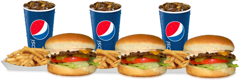 3 Combos W Shadow Png 960cut - French Fries (960x323), Png Download