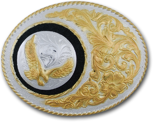 Soaring Eagle Buckle Tbv022 - Eagle (650x535), Png Download