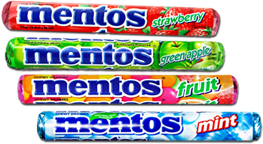 Cvs Has The Mentos Mints On Sale 3/$3 Get $1 Extra - Mentos Cherry (520x410), Png Download