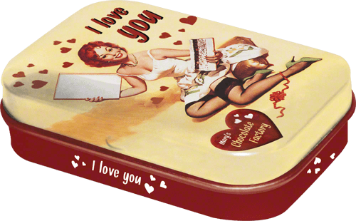 I Love You Chocolate - Nostalgic-art Merchandising Gmbh (500x310), Png Download