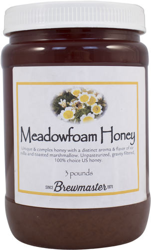 Meadowfoam Honey - 3 Lbs - - Wildflower Honey (3 Lbs) (500x500), Png Download