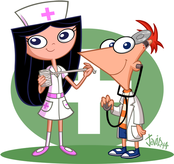 Phineas Flynn Isabella Garcia Shapiro Candace Flynn - Doctor Phineas Y Ferb (650x625), Png Download