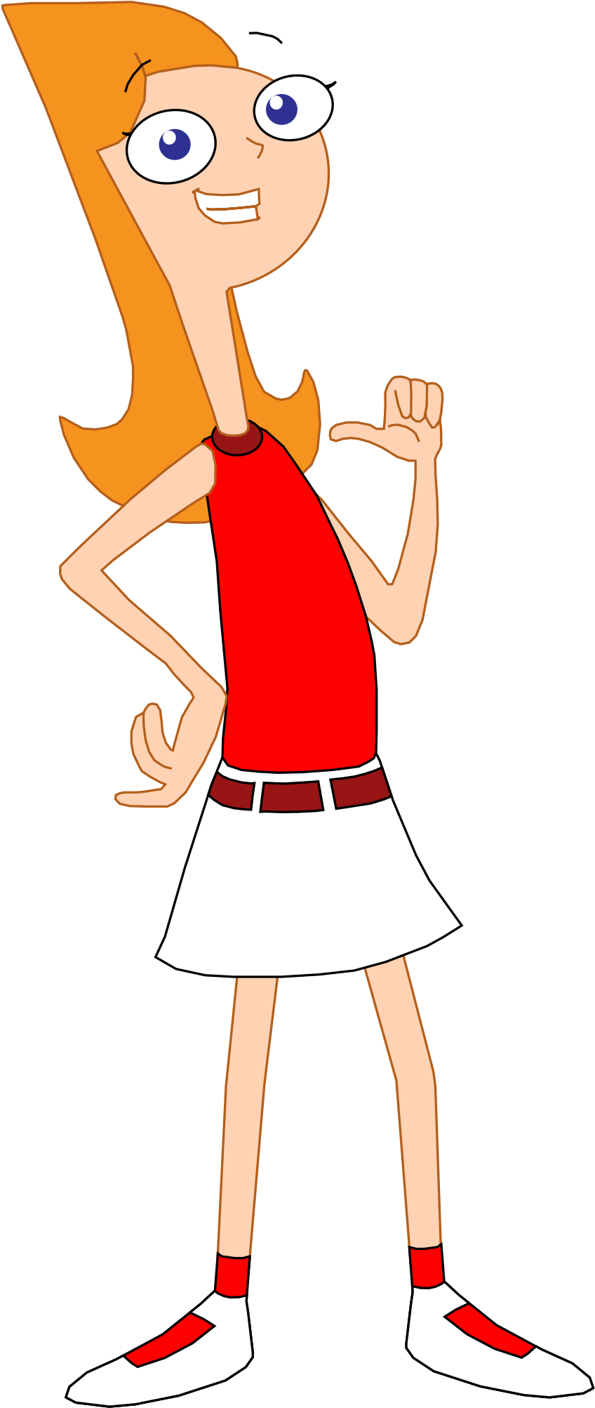 Phineas Y Ferb - Phineas Und Ferb Kandis (828x1600), Png Download