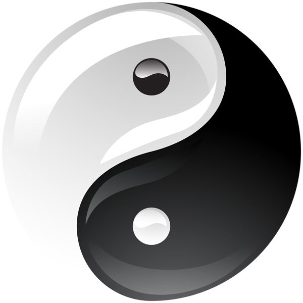 The Yin And Yang Png Clip Art Image - Baguazhang (600x600), Png Download