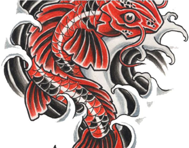 Koi Tattoo (640x480), Png Download