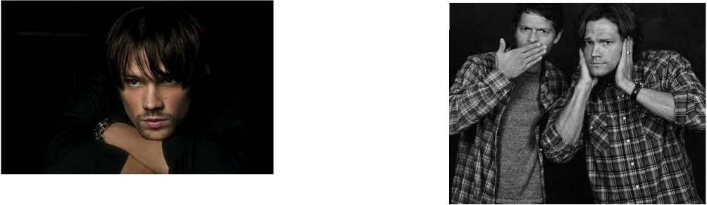 Before Misha And Then With Misha - Jensen Jared Best Friends (1003x291), Png Download