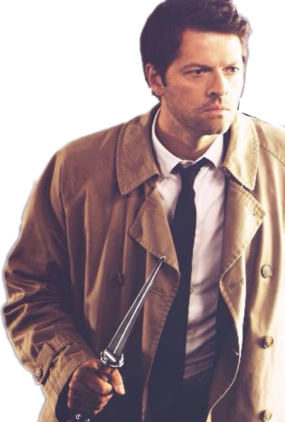 Misha Collins Tumblr Castiel (405x599), Png Download