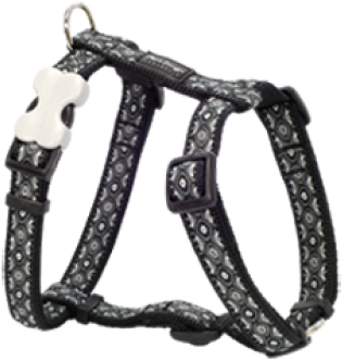 Red Dingo Desinger Dog Harness, Pawprints Red (12mm (500x416), Png Download